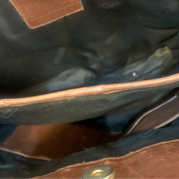 Coach VTG Rare Leather Large Shoulder Tote Bag 7303 USA - Picture 9 of 14